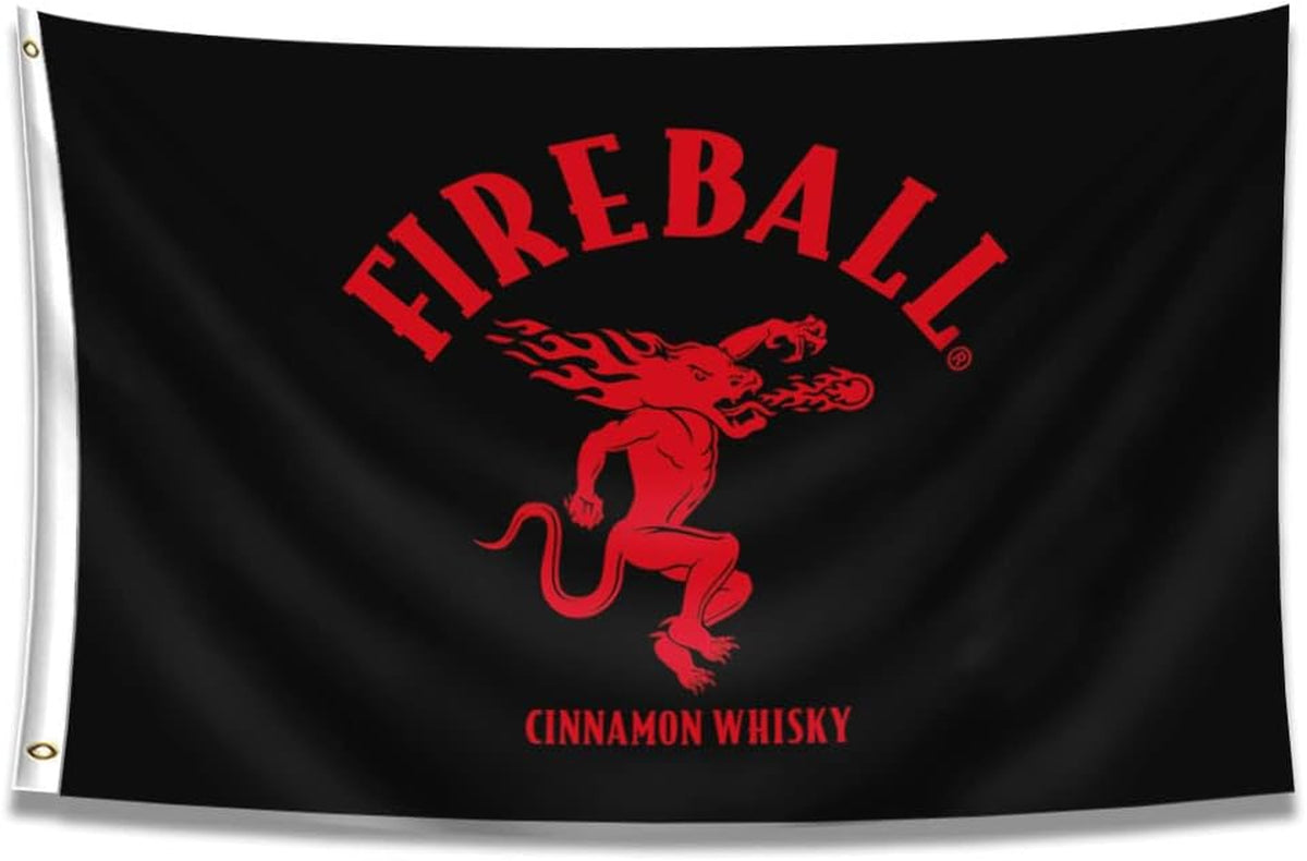 Fireball 3'X5' Flag Banner 