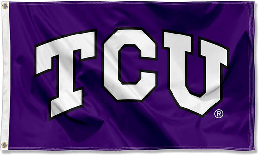 TCU Horned Frogs Large TCU Logo 3X5 College Flag