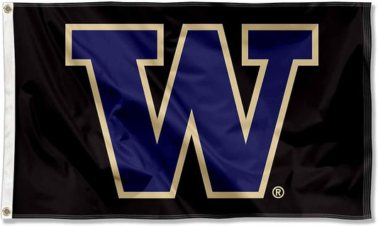 Washington Huskies Blackout 3X5 Flag