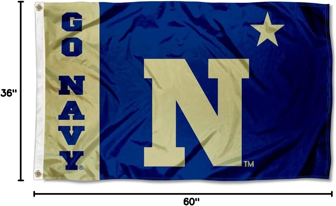 Navy Midshipmen Vegas Gold Flag