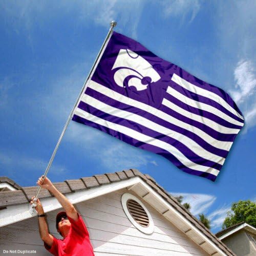 Kansas State Wildcats Stars and Stripes Nation Flag
