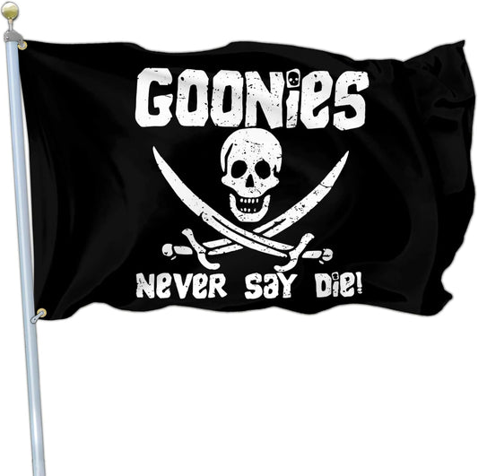 GOONIES : Never Say Die Flag 3X5 Ft Pirate Flag