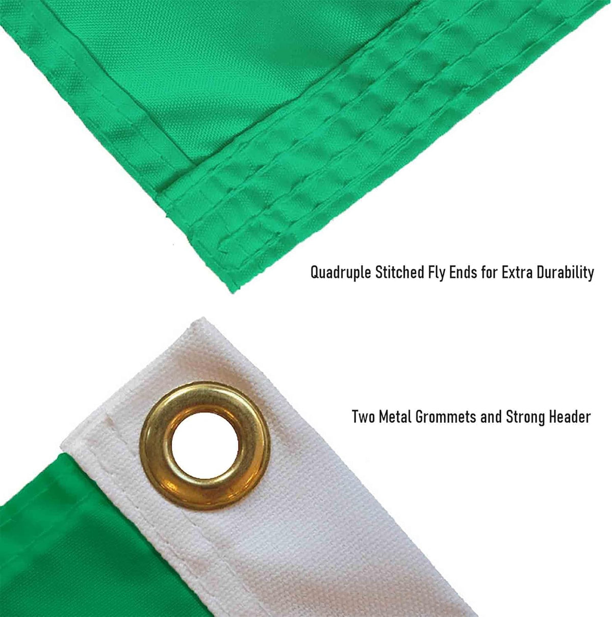 North Texas Mean Green UNT Texas State Flag