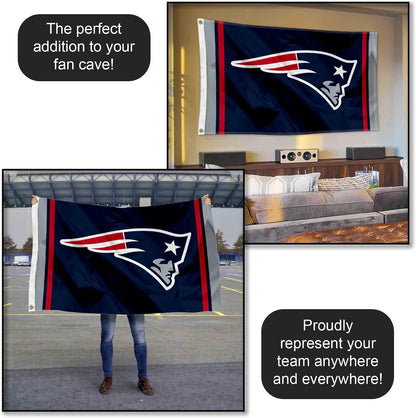 New England Patriots Large 3X5 Flag