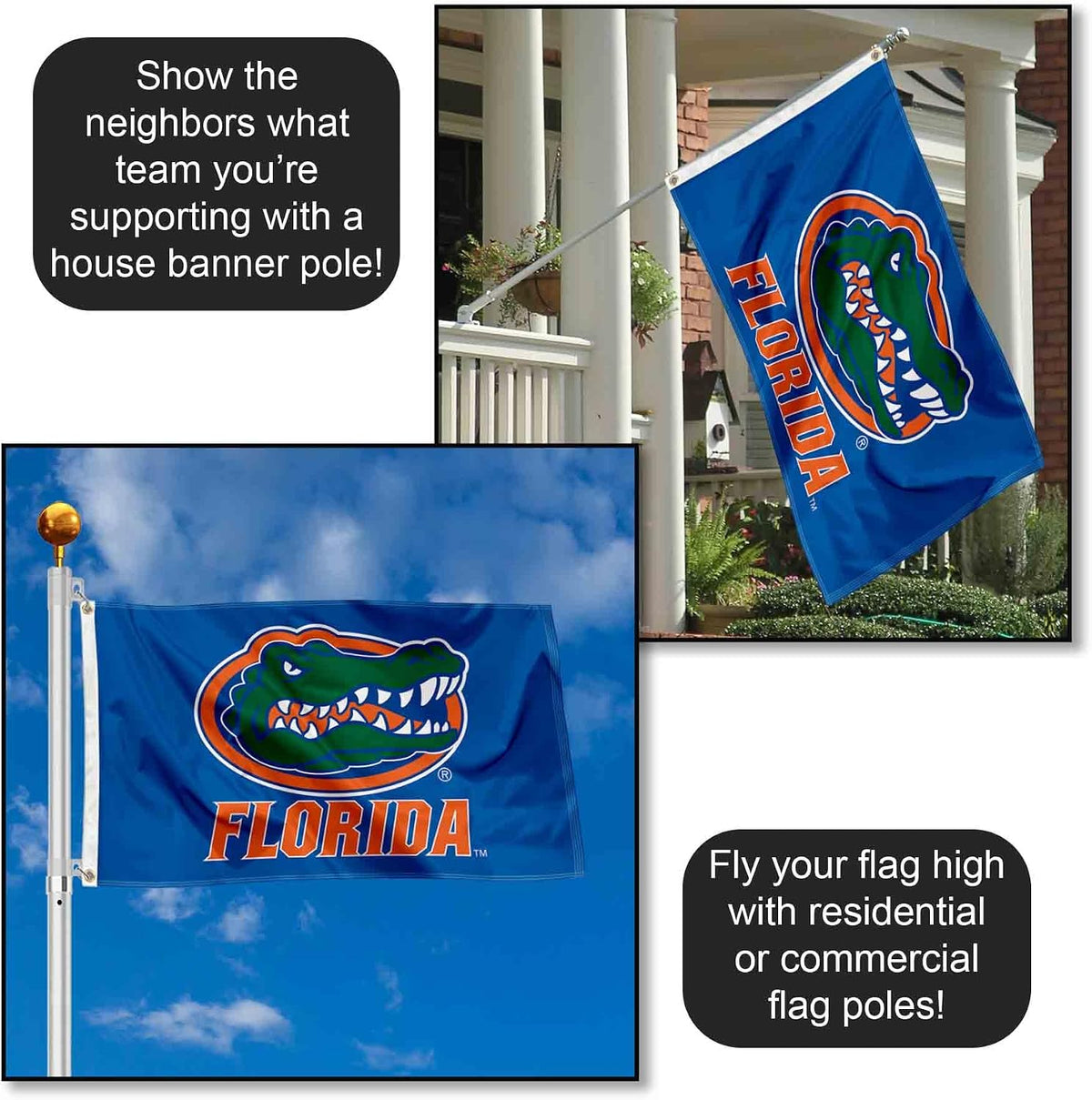 Florida Gators UF University Large College Flag