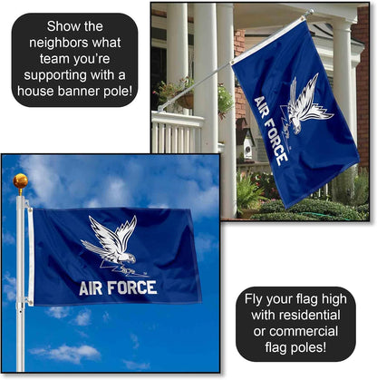 Air Force Falcons Wordmark Logo 3X5 Grommet Flag