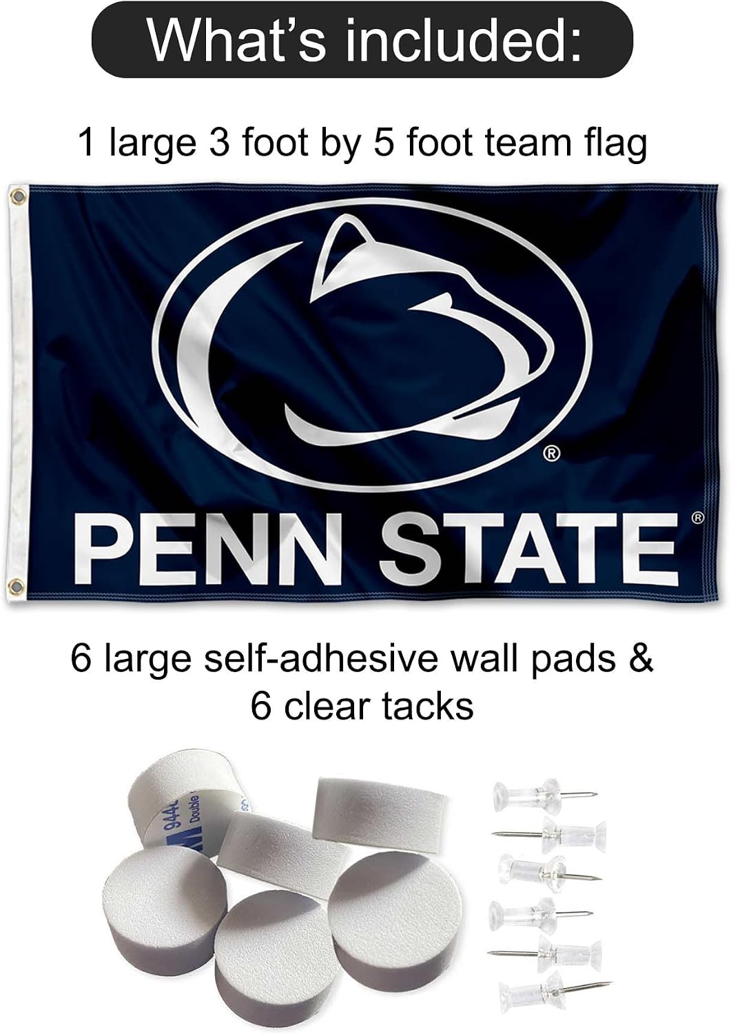Penn State Nittany Lions Banner and Tapestry Wall Tack Pads