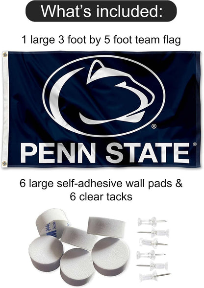 Penn State Nittany Lions Banner and Tapestry Wall Tack Pads