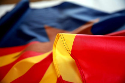 3X5 Arizona Flag - Arizona State Flag with Two Brass Grommets, 100% Polyester Fabric, and Double Stitched Edges, 3X5 Arizona State Flag, 3X5 State Flag of Arizona