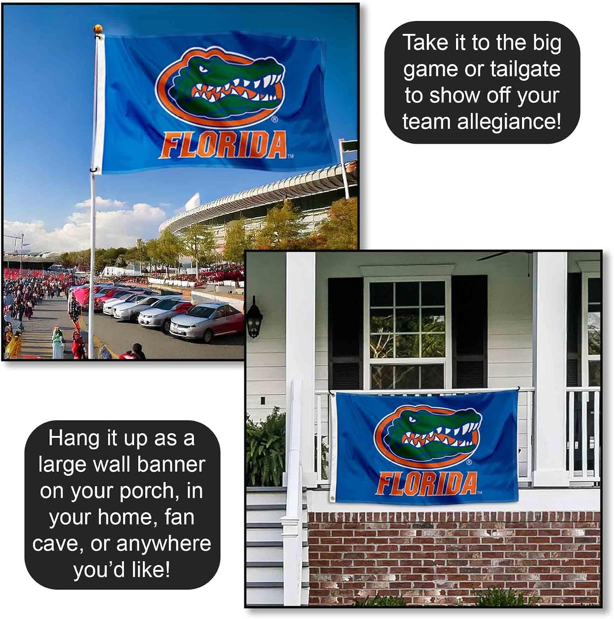 Florida Gators UF University Large College Flag