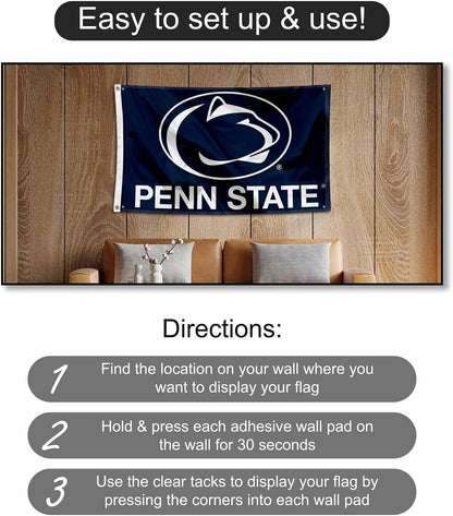 Penn State Nittany Lions Banner and Tapestry Wall Tack Pads