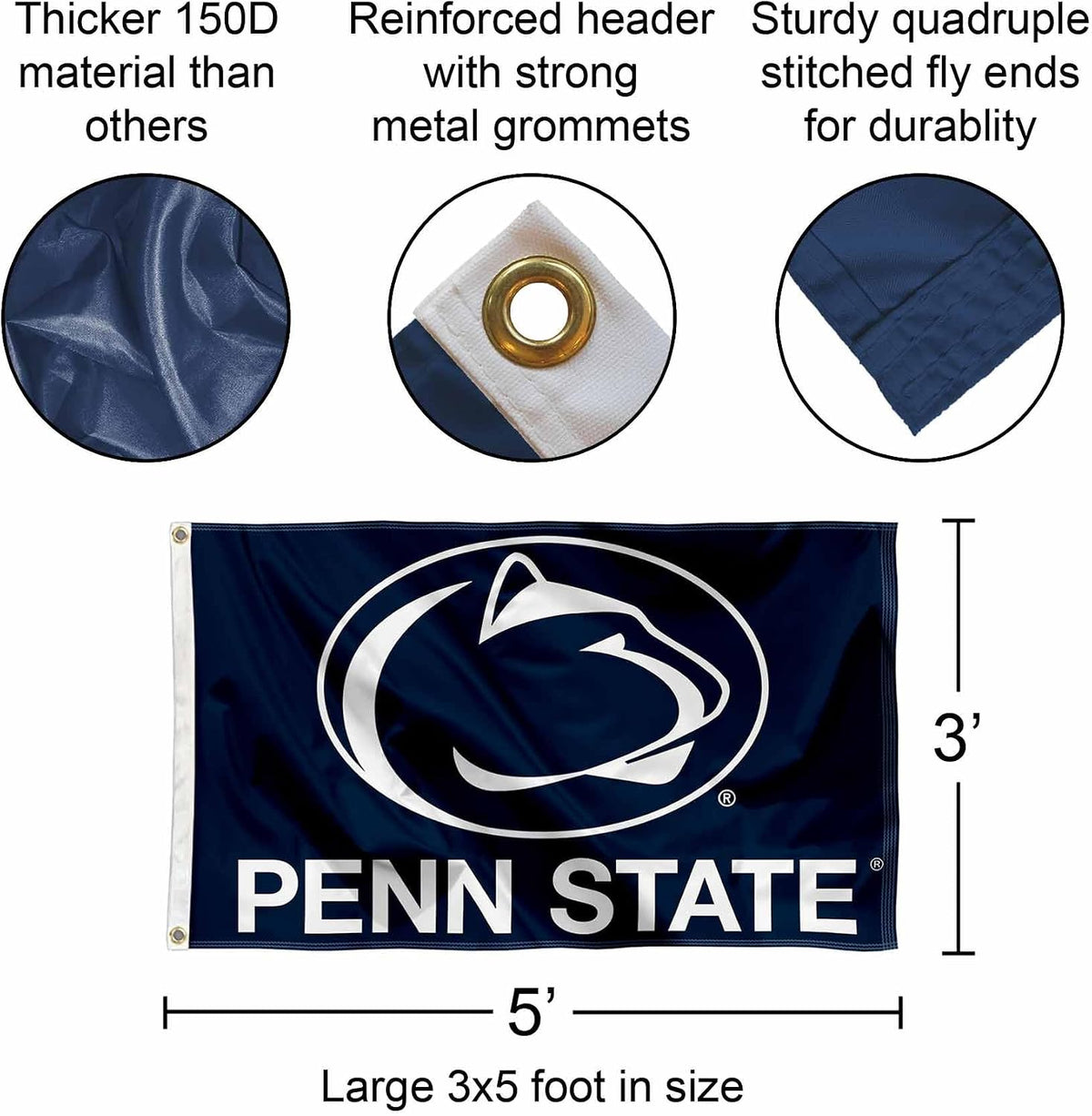 Penn State Nittany Lions Banner and Tapestry Wall Tack Pads