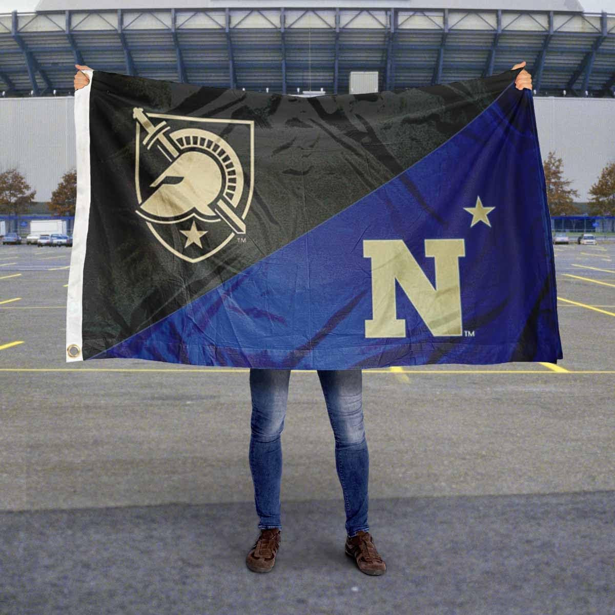 Army Vs Navy House Divided 3X5 Flag Rivalry Banner