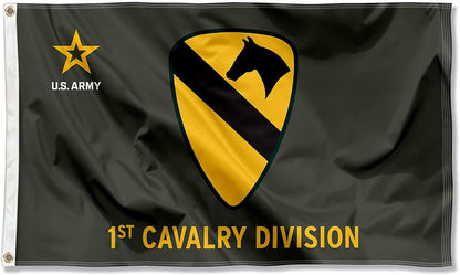 US Army 1St Cavalry Division Banner Grommet 3X5 Flag