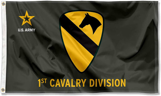 US Army 1St Cavalry Division Banner Grommet 3X5 Flag