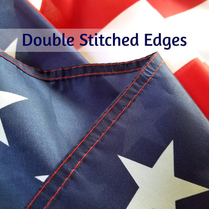 3X5 Arizona Flag - Arizona State Flag with Two Brass Grommets, 100% Polyester Fabric, and Double Stitched Edges, 3X5 Arizona State Flag, 3X5 State Flag of Arizona