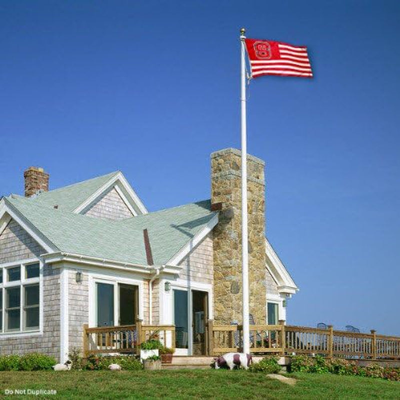 North Carolina State Wolfpack Stars and Stripes Nation Flag