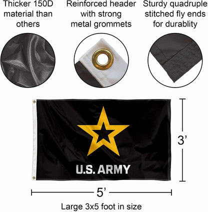 US Army United States Army Logo Large Grommet Banner Flag