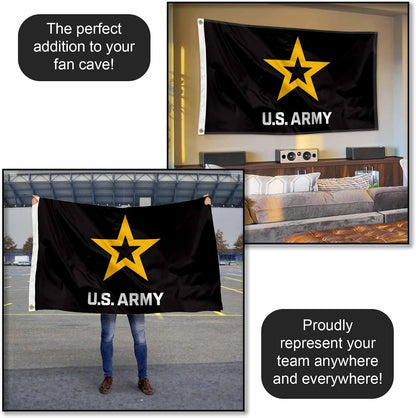US Army United States Army Logo Large Grommet Banner Flag