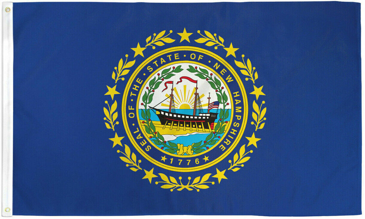 New Hampshire Flag 3X5Ft House Flag US State Flag NH Flag