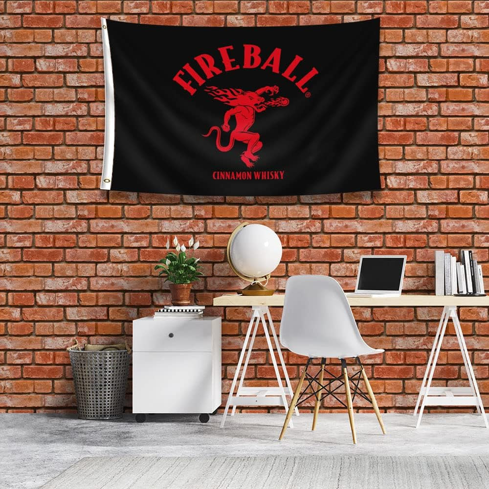 Fireball 3'X5' Flag Banner 