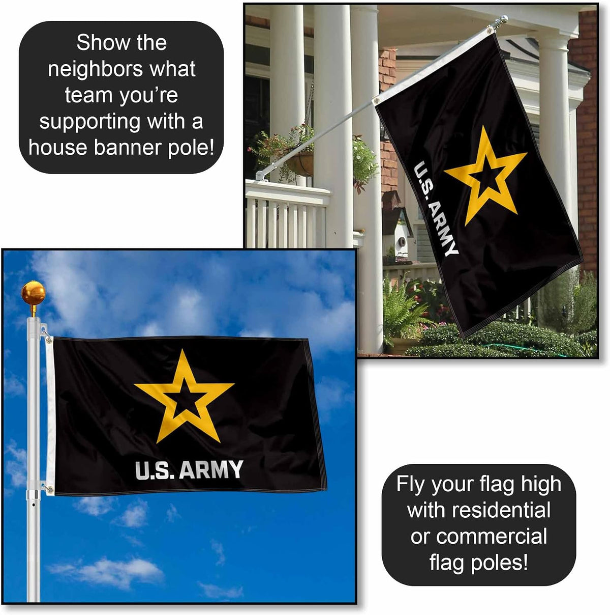 US Army United States Army Logo Large Grommet Banner Flag